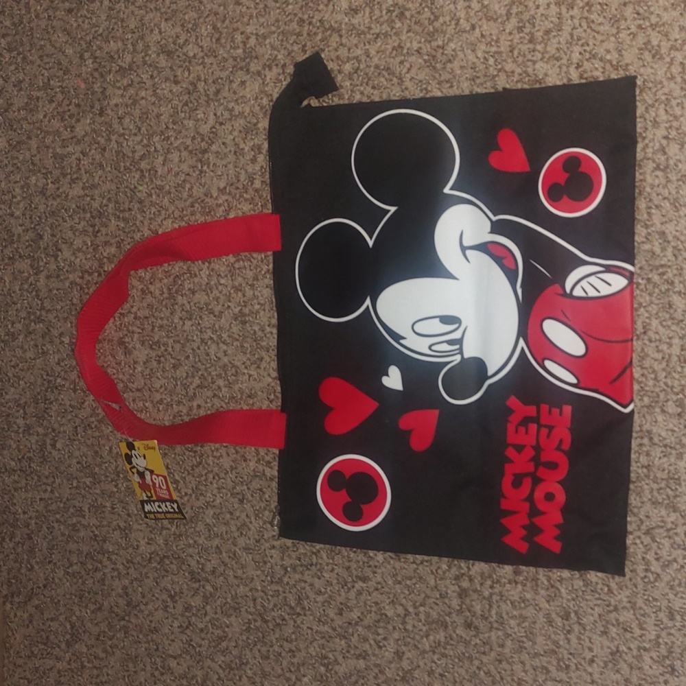 Vintage DISNEY Parks Mickey Mouse Tote Travel Bag New with Tag